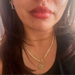 Cobra 6mm 18k solid gold nevcklace